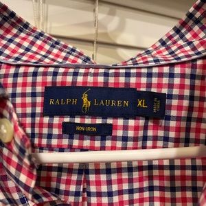 Polo Ralph Lauren classic fit checked performance shirt.